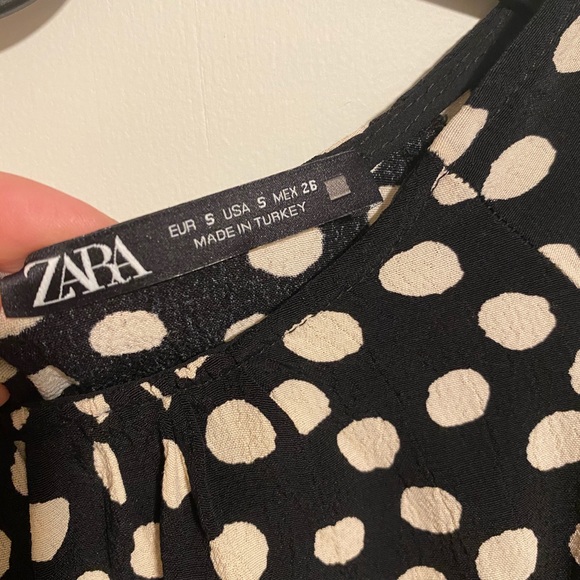 polka dot zara top - Picture 1 of 3